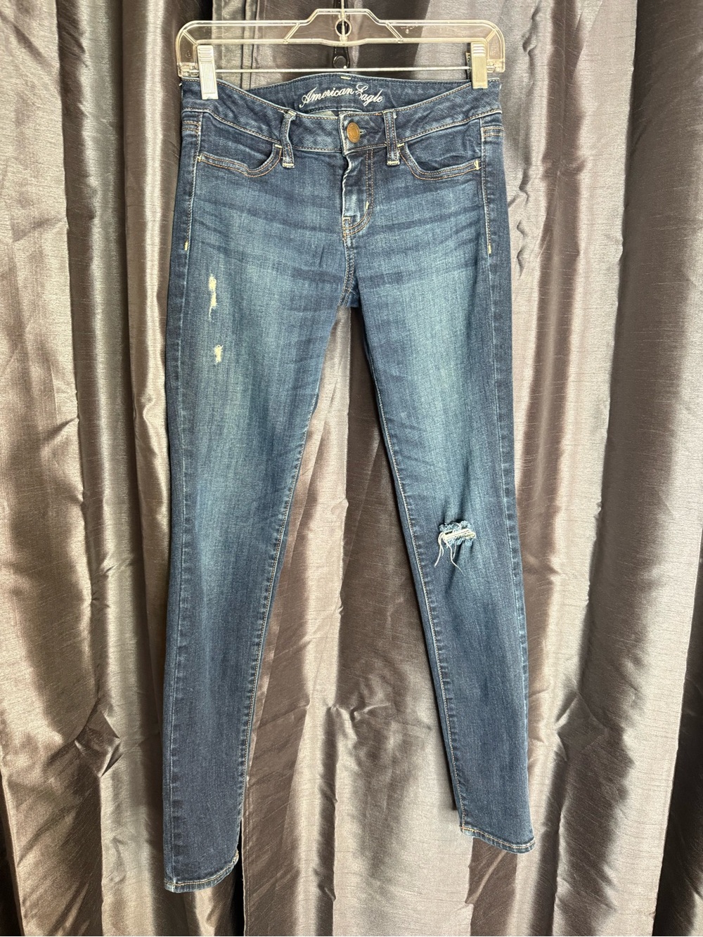 American Eagle Outfitters | Women's Medium Dark Blue Skinny Jeans